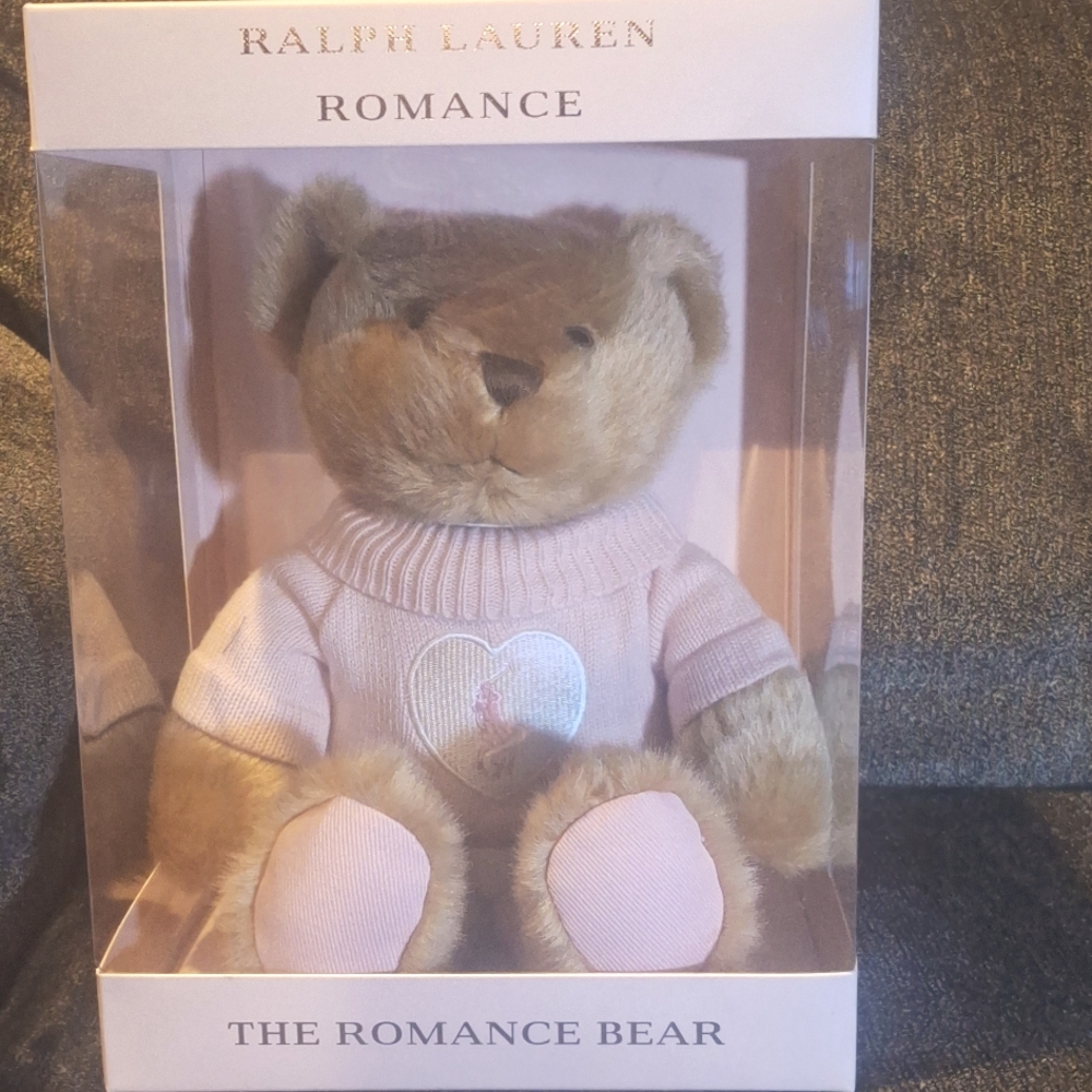 Ralph Lauren The Romance Pink Teddy Bear, New in Box!